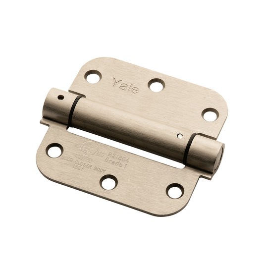 Bisagra con Resorte 3.5 x 3.5 Niquel Satin
