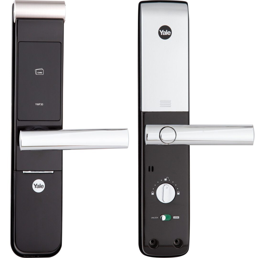 Smart Pack Cerradura Digital Inteligente YMF30 - Apertura Codigos/Tarjetas + YALE Connect Wifi
