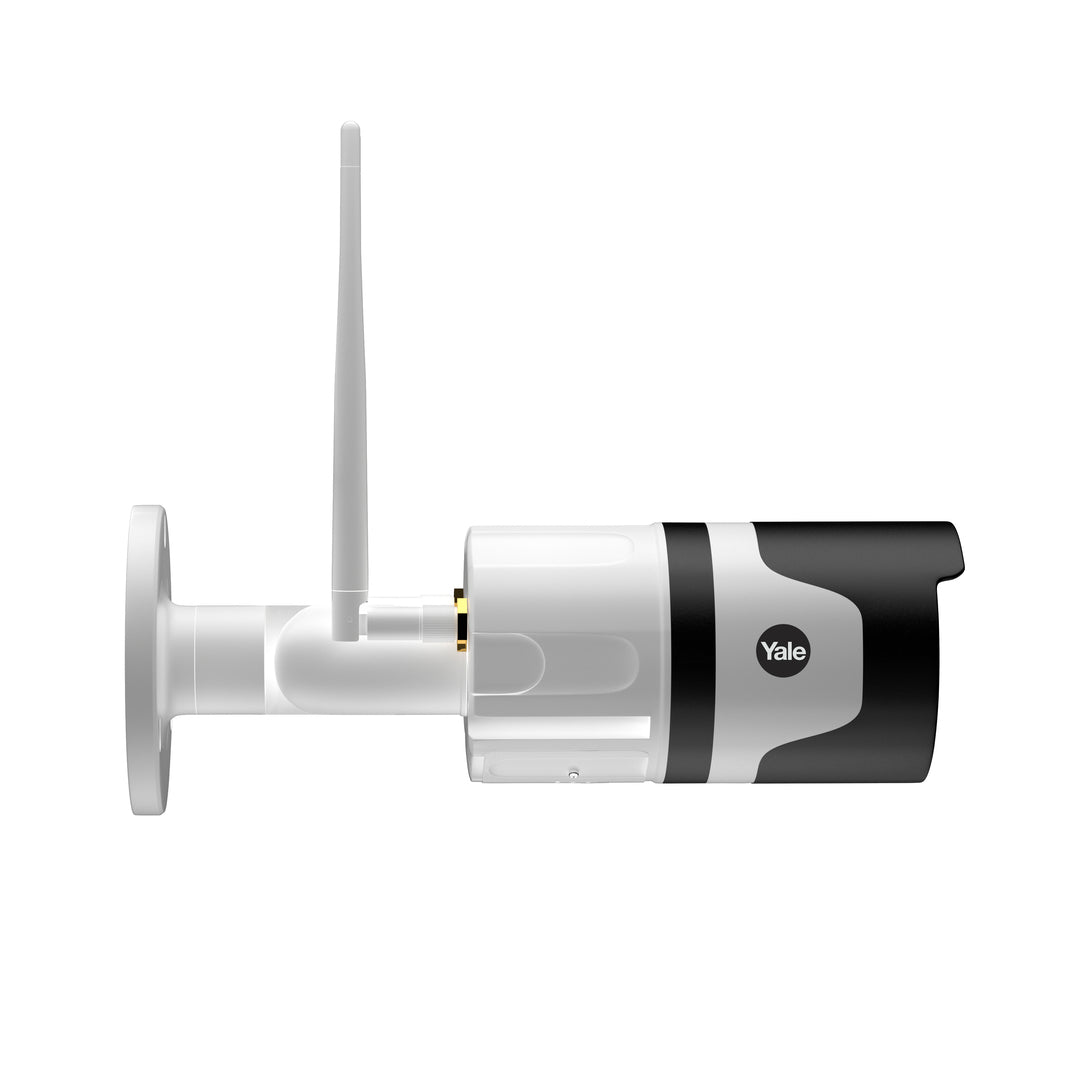 Camara WiFi/HD, V. Nocturna, Resistente a la Lluvia y App Yale Connect