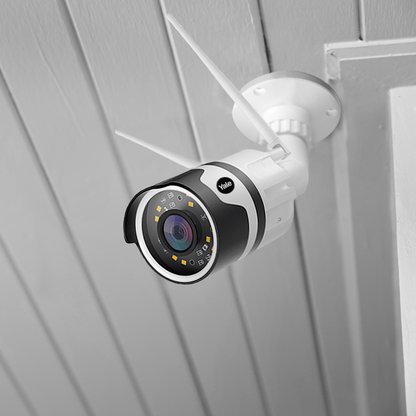 Camara WiFi/HD, V. Nocturna, Resistente a la Lluvia y App Yale Connect