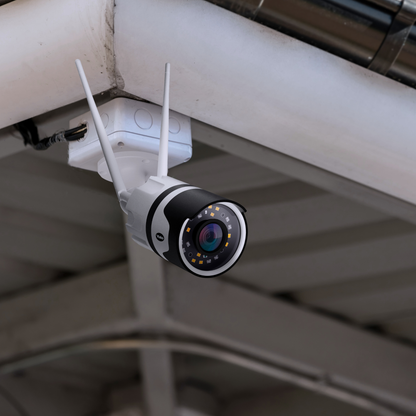 Camara WiFi/HD, V. Nocturna, Resistente a la Lluvia y App Yale Connect